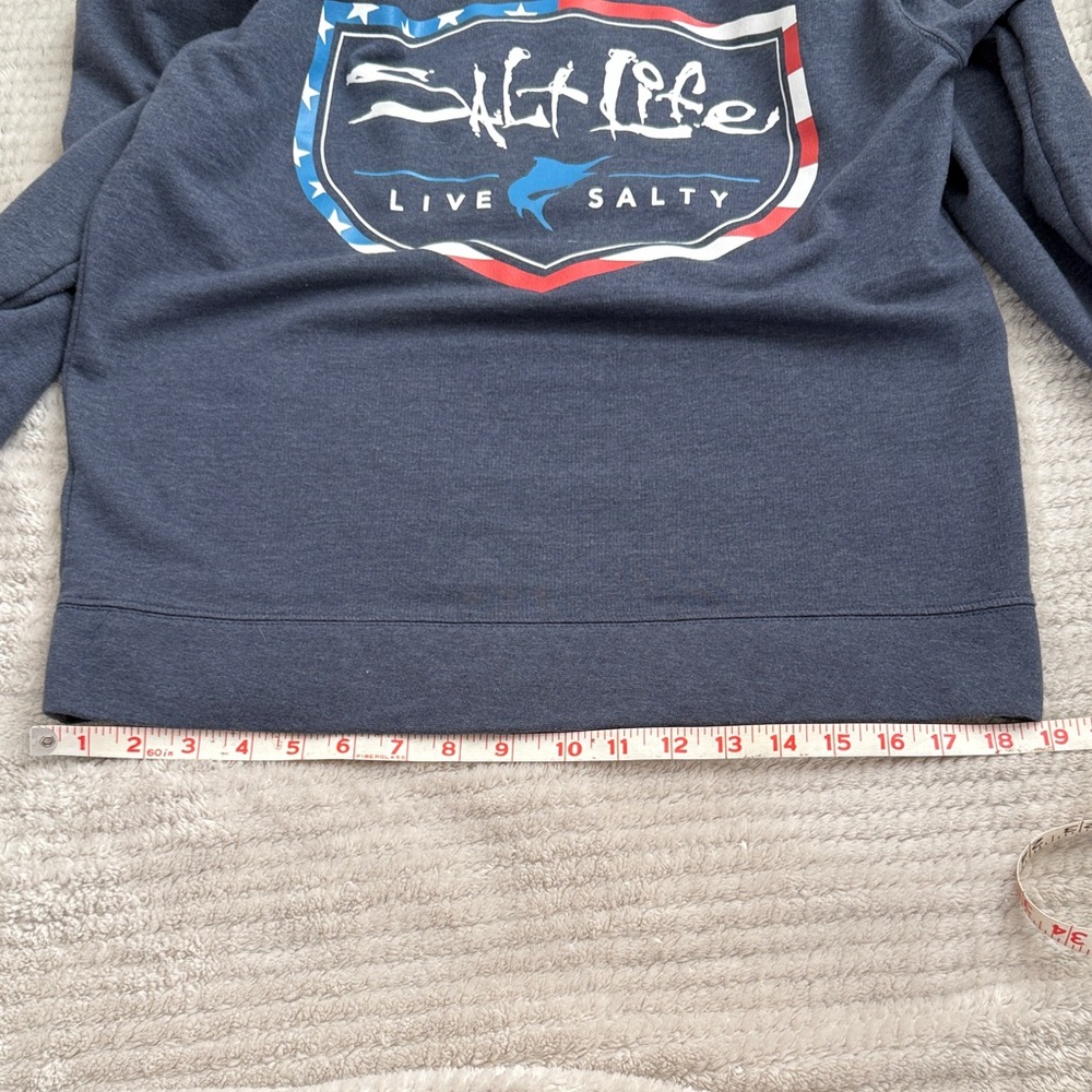 Navy Blue Hoodie Medium Young Men’s Salt Life Hoodie - Picture 4 of 13